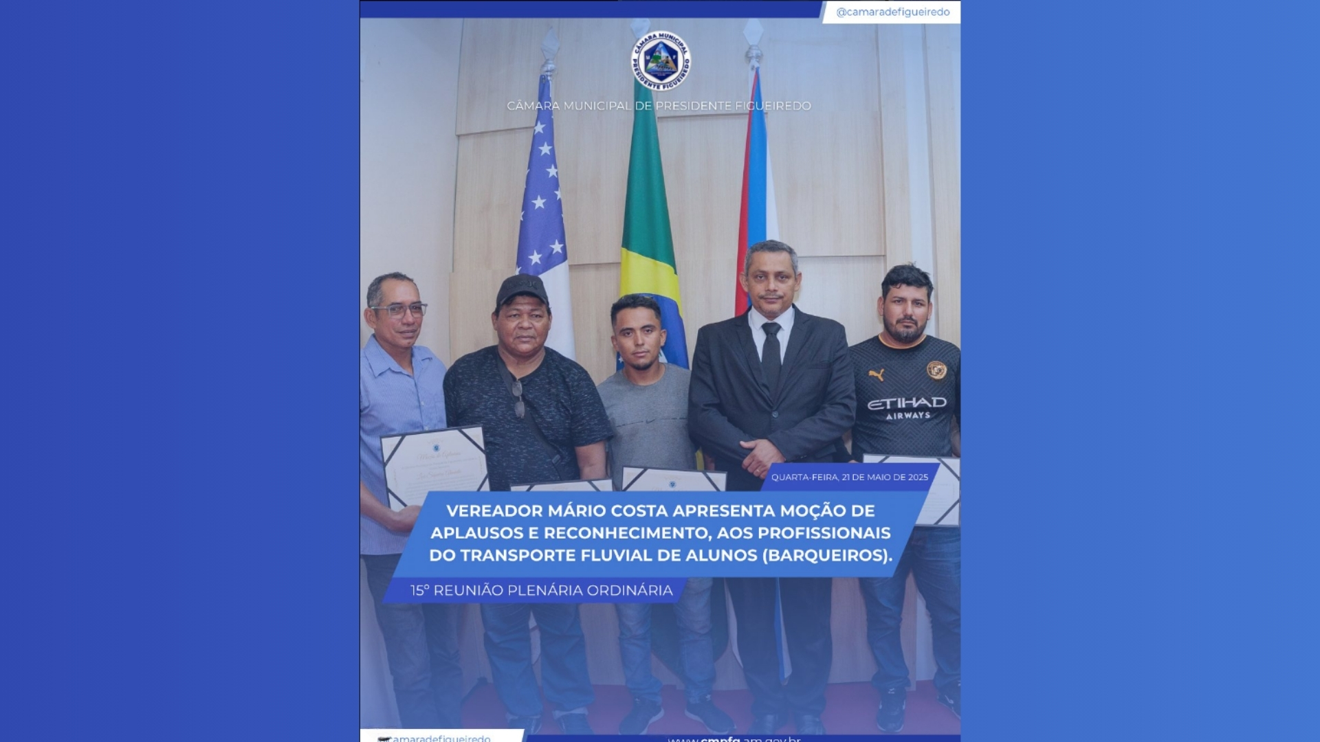 MOÇÃO DE APLAUSOS Nº.38/2025 de autoria do Vereador MARONILSON COSTA DE FONTES 1